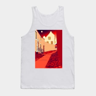 Dysart: Scottish Town digital drawing Tank Top